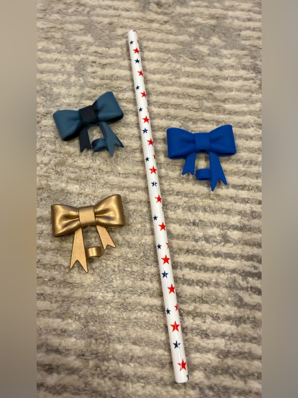 Bow Straw Toppers and Straw for Stanley Quenchers